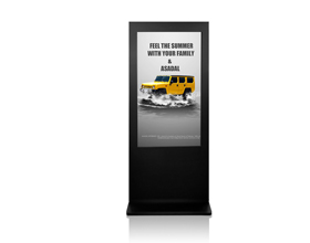 Outdoor Freestanding LCD Display